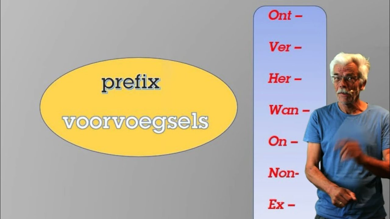grammatica niveau:A2/B1/B2 prefix - voorvoegsel