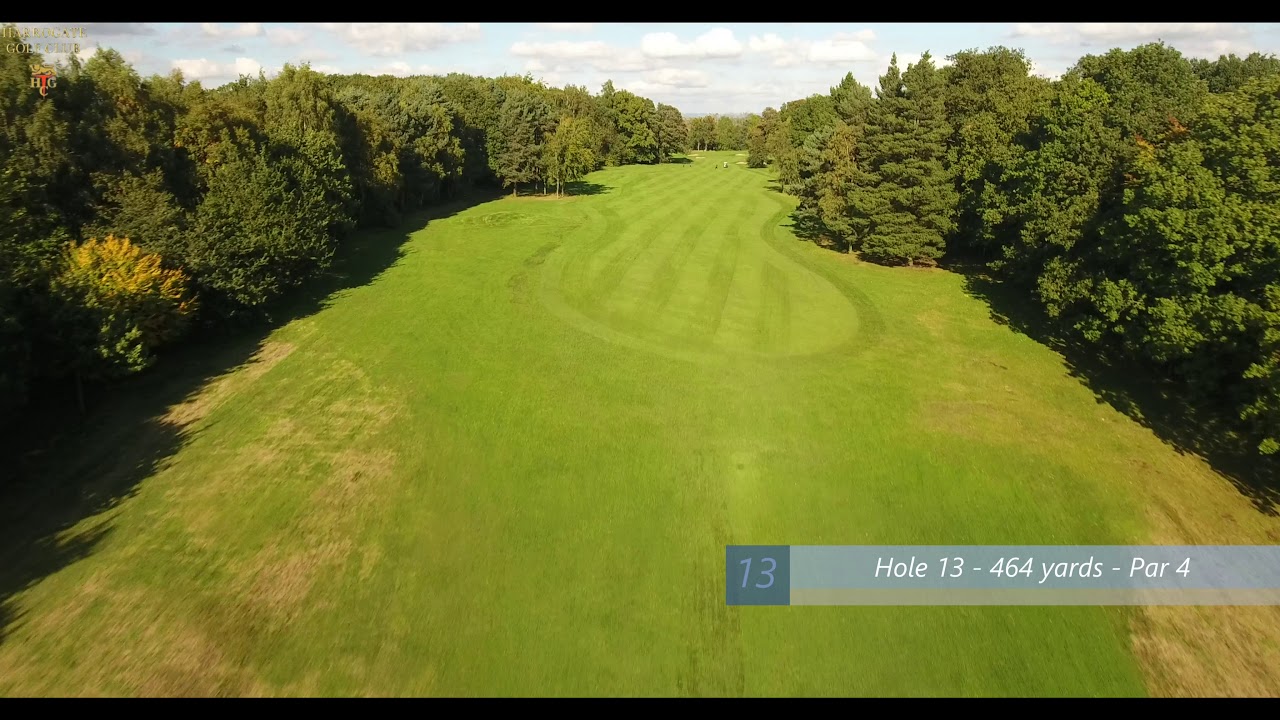 Harrogate Golf Course   course flyover2