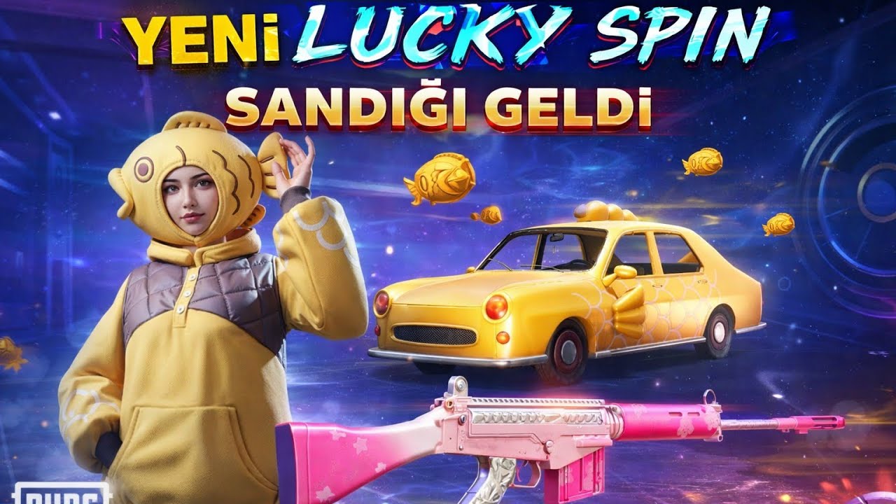 Yeni lucky spin sandığı geldi pubg Mobile DRM EKİN