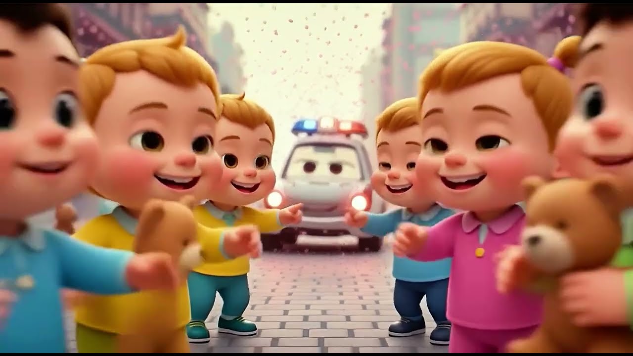Fun Police Car Songs for Kids Learning
