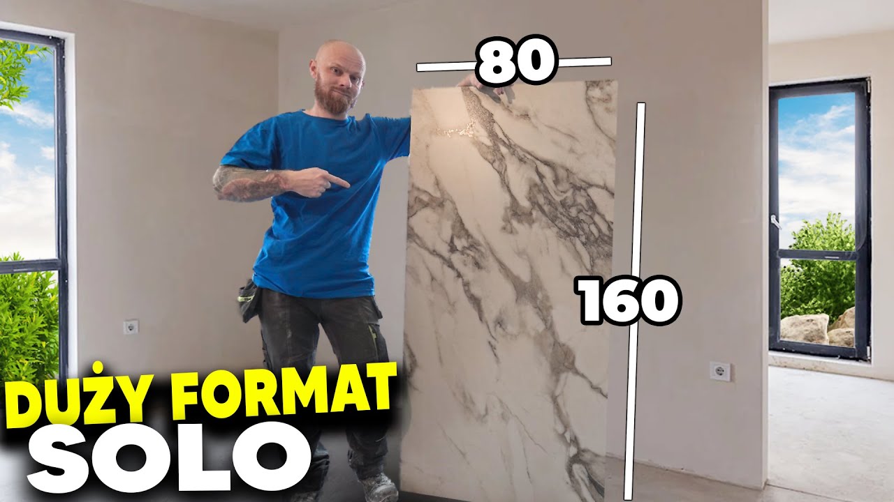 Montaż, cięcie i obróbka płytek wielkoformatowych 160x80 cm – część 1! 🛠️