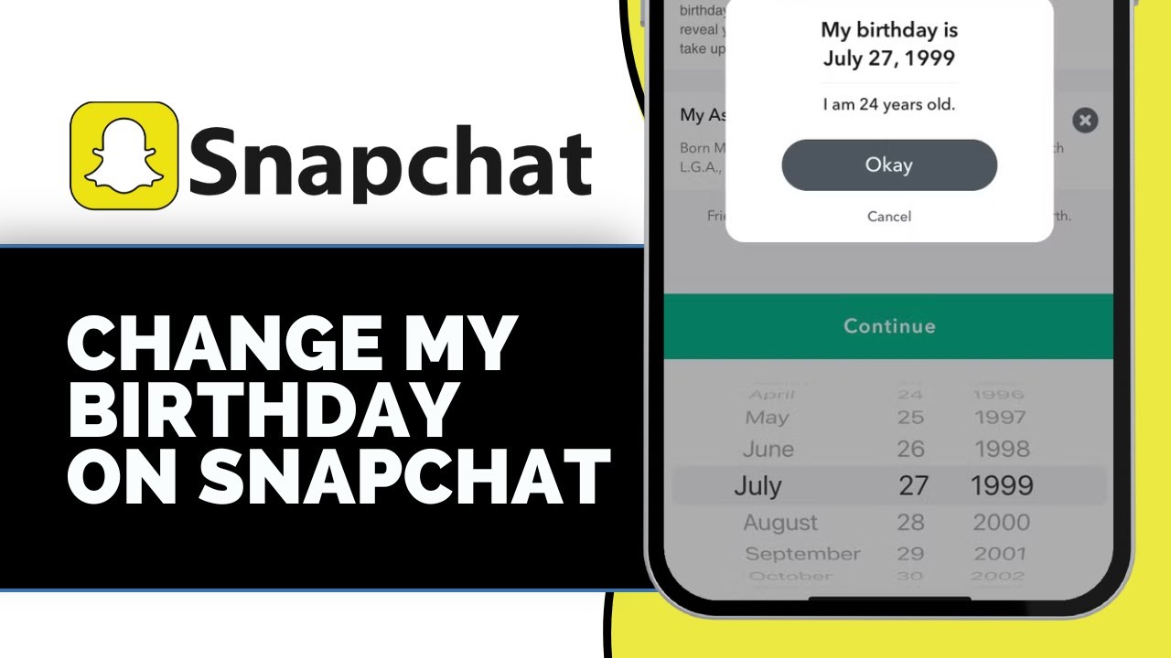 Как изменить дату рождения в Snapchat (2026)