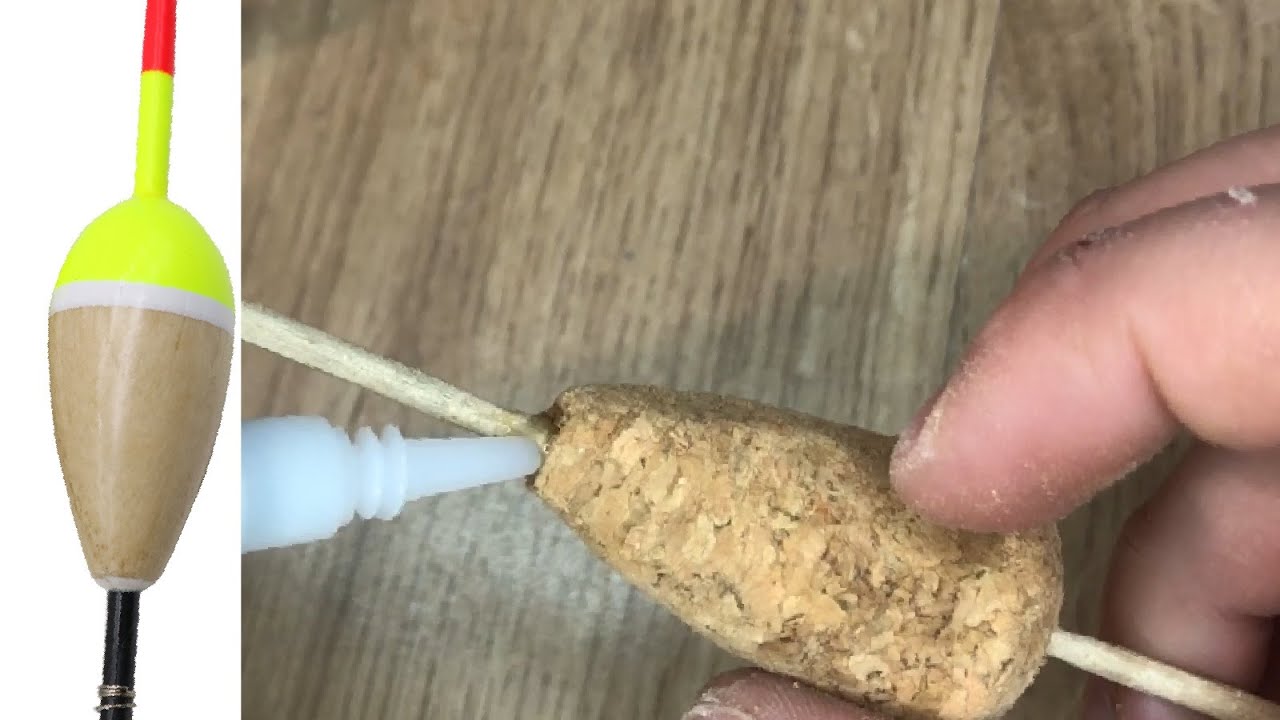 Fabrication bouchon coulissant pour la p&ecirc;che ! Flotteur de p&ecirc;che! Ne plus jamais acheter!