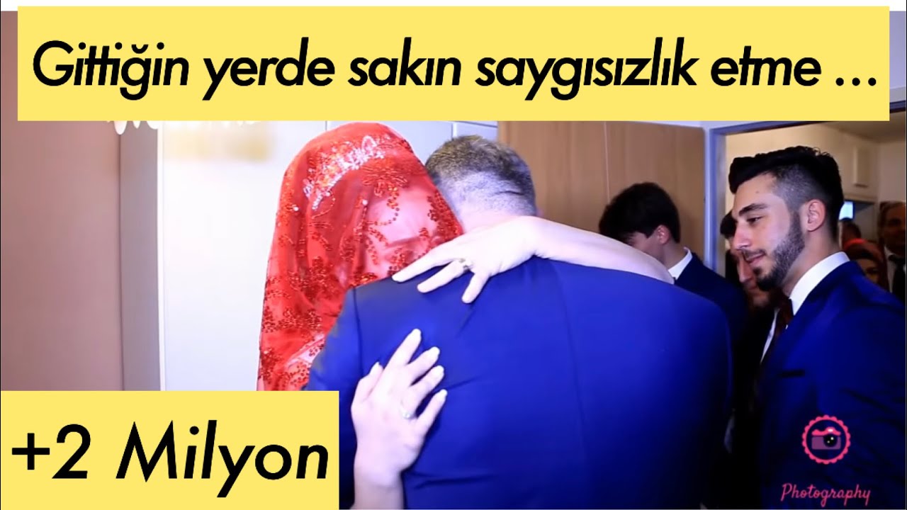 Gelinin Babasından ağlatan Konuşma. Hüzünlü evden çıkma klibi