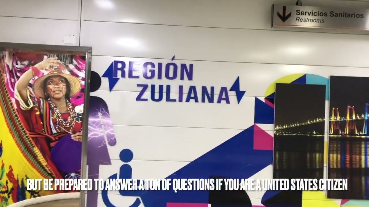 Entering Venezuela at the Caracas international Airport