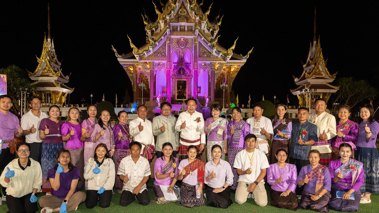 ช่วงแข่งขันเส็งกลองยาวและประกาศผลรางวัลผู้ชนะการแข่งขันงานประเพณีแข่งขันกลองยาวประเพณีเทศบาลต.พระลับ