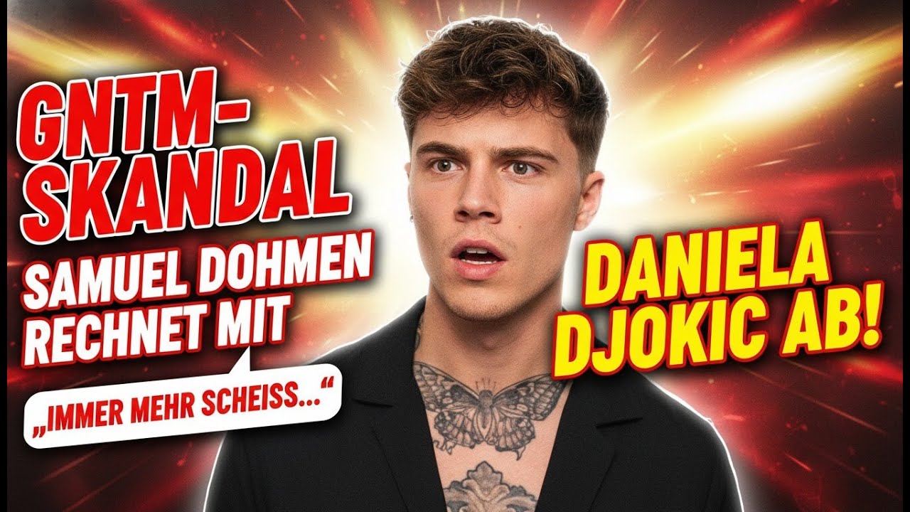 Gntm skandal Samuel Dohmen rechnet mit Daniela Djokic ab! „Immer mehr Scheiß   “