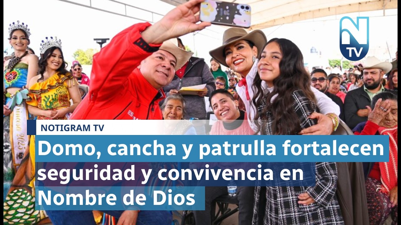 Domo, cancha y patrulla fortalecen seguridad y convivencia en Nombre de Dios