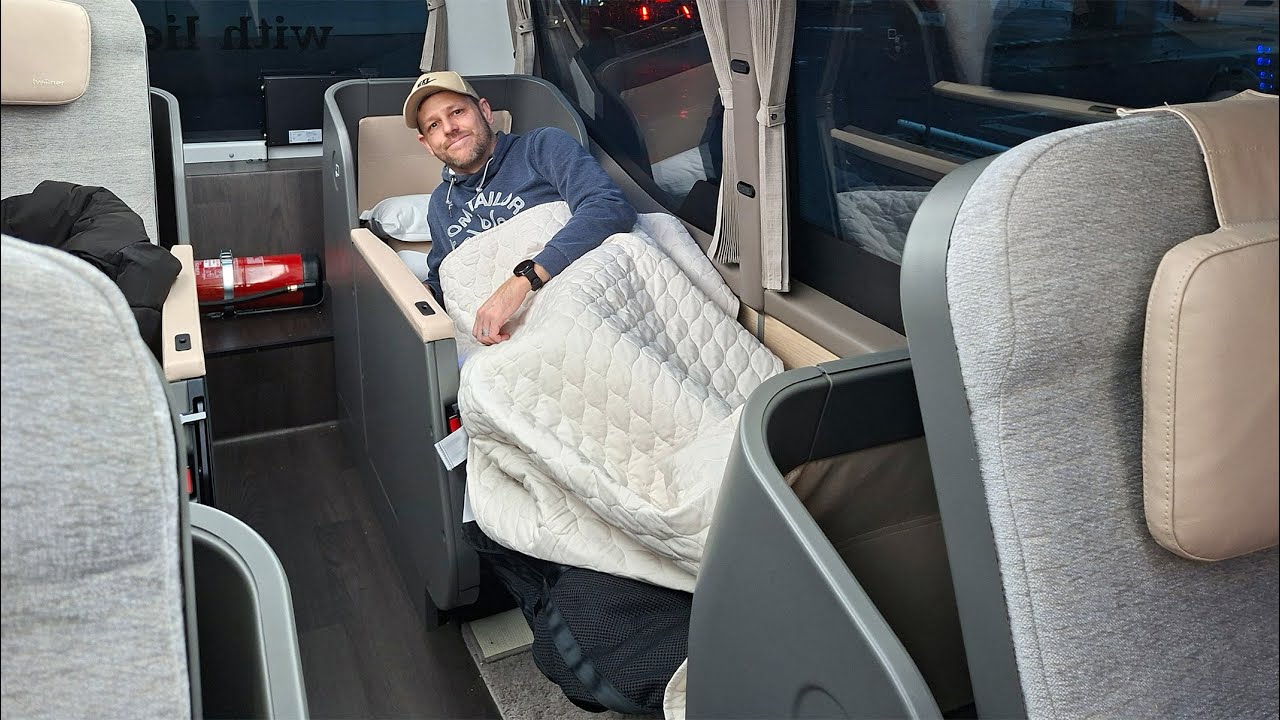 So war die Fahrt nach Amsterdam im neuen Schweizer Luxus-Nachtbus