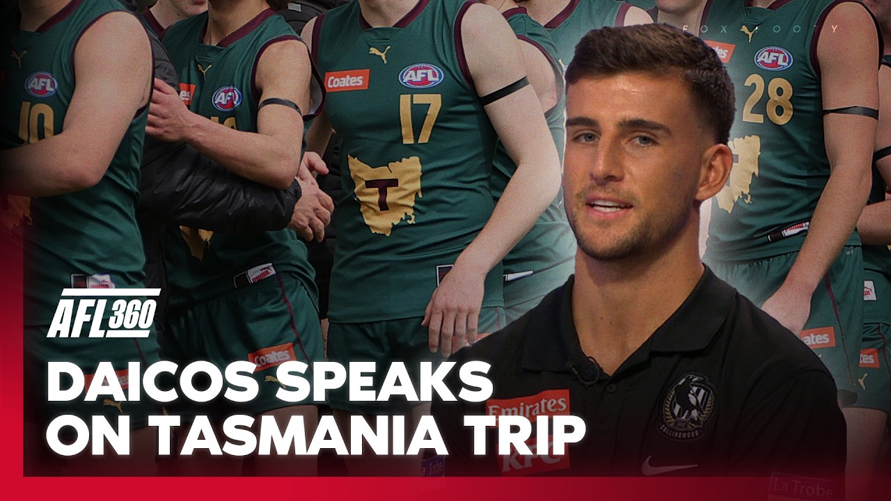 'Had planned a long time ago' 🤨 Daicos addresses Tassie noise after bye round trip | AFL 360