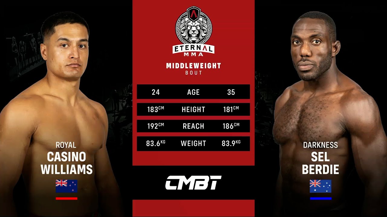 ETERNAL MMA 57 - КАЗИНО УИЛЬЯМС ПРОТИВ СЕЛ БЕРДИ - ВИДЕО БОЯ ММА