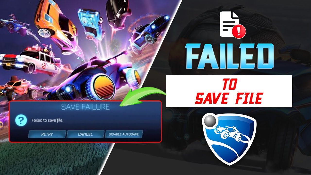 Как исправить ошибку &laquo;Сбой сохранения в Rocket League&raquo; на ПК | Не удалось сохранить файл в Rocket...