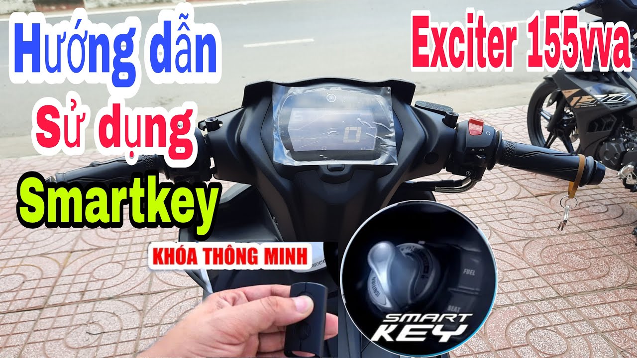 Hướng dẫn Cách Sử dụng khóa Thông Minh Smartkey Trên Exciter 155vva 2021 | Sáu Vlogs