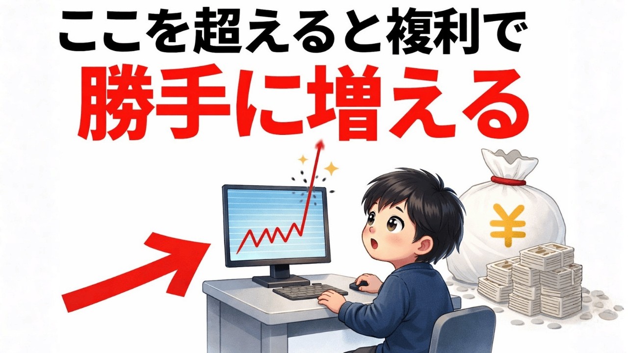 【衝撃】株は資産〇〇万から「自動操縦」へ。寝ている間にお金が増える真実を公開|資産を守る経済の話