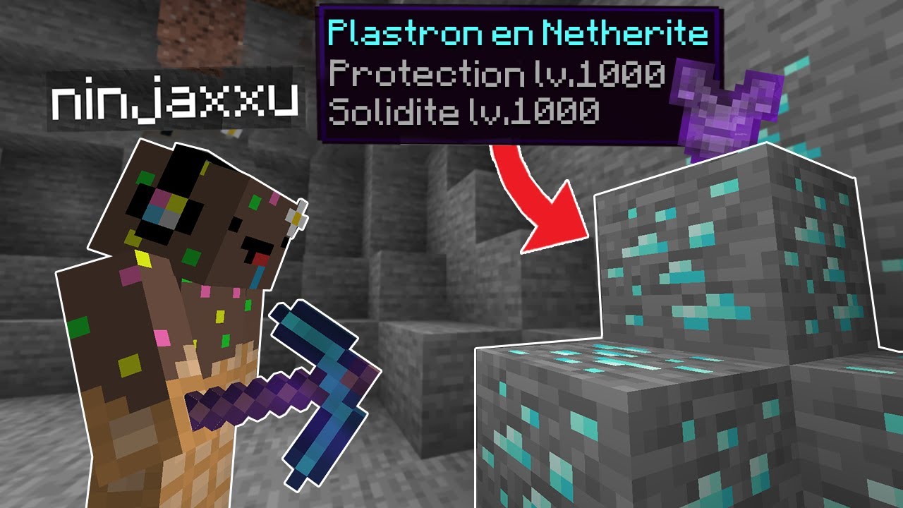 Minecraft mais les Minerais sont ultra cheat&eacute;.. (c'est fun)