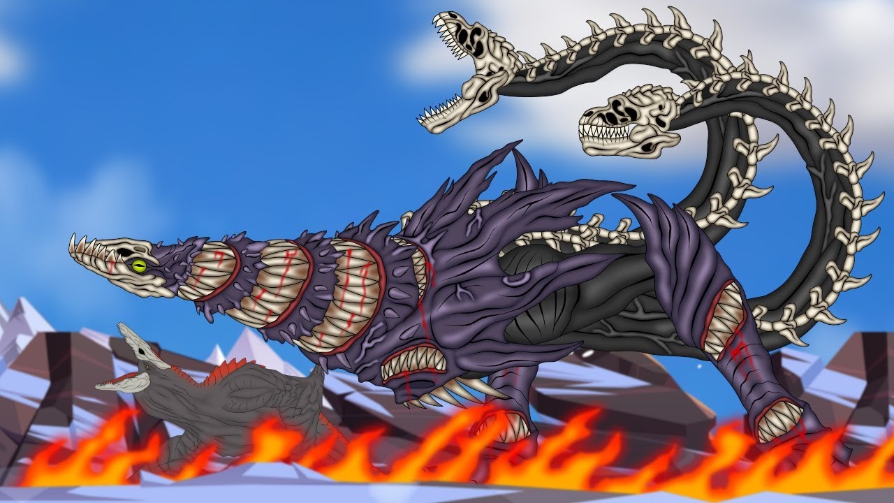 GHOST SKULLZILLA !!! Skull Crawler Fusion Ghostzilla