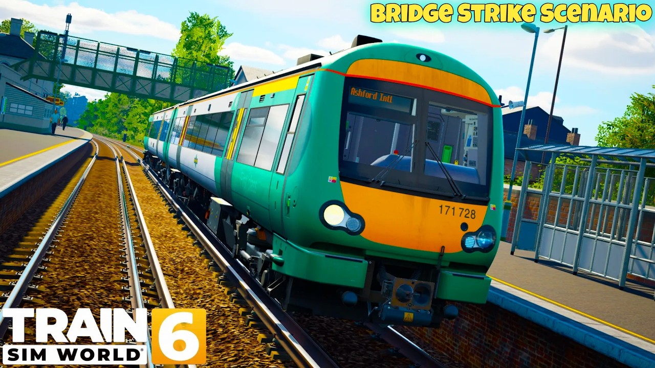Bridge Strike Scenario | East Coastway Remastered | Train Sim World 6
