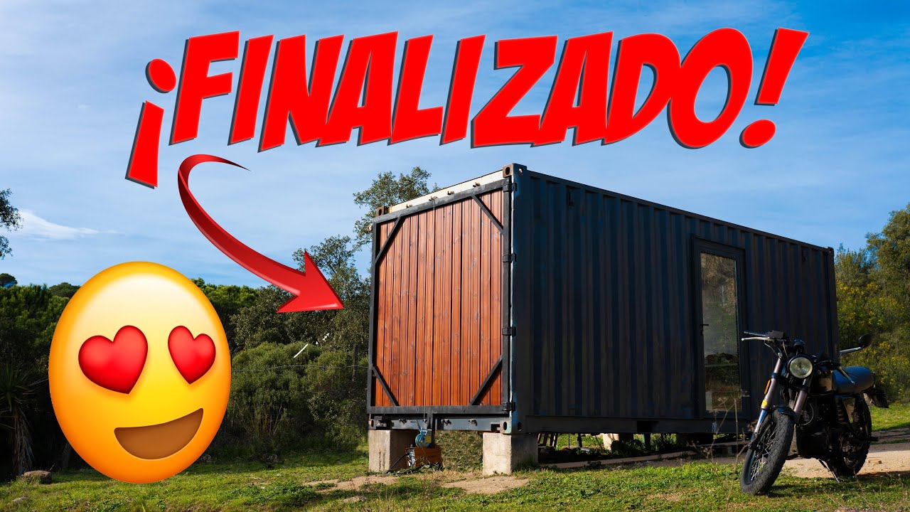 ¡Increíble transformación! La terraza abatible más innovadora que hayas visto en un hogar contenedor