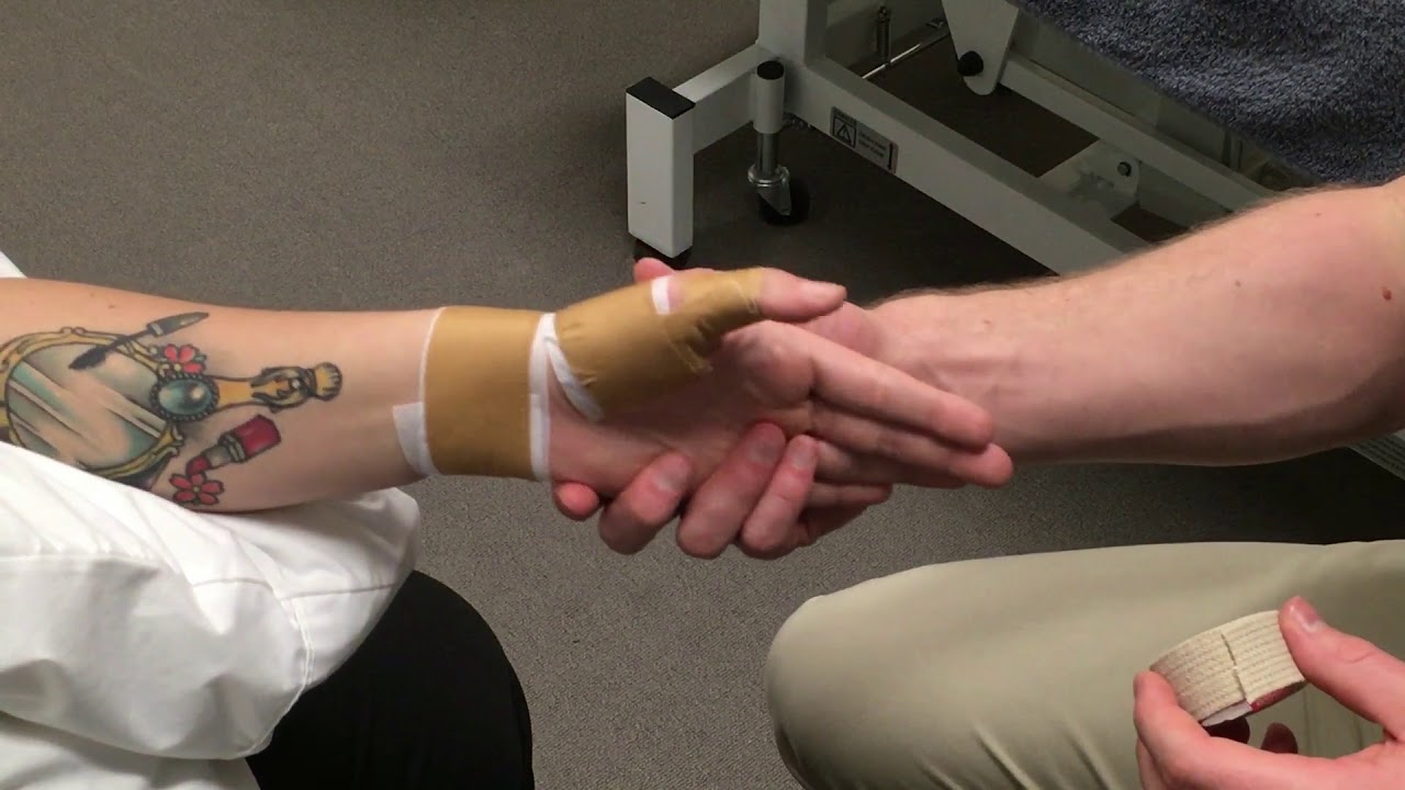 Thumb Taping - Prevent Hyperextension