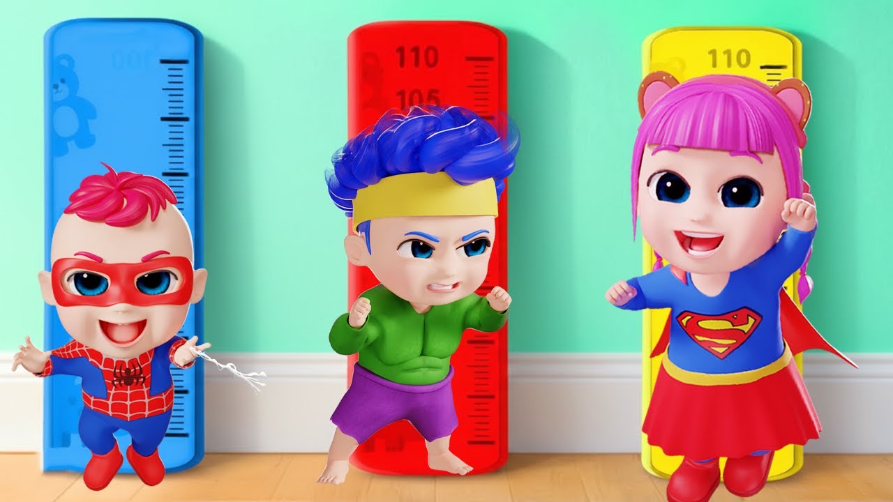 The growing up of superheroes 🦸‍♂️✨ | As Rodas do Ônibus | Canções Infantis | BiBiBerry em Português