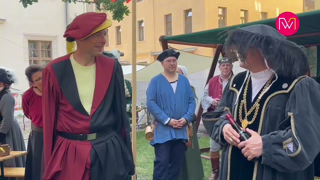 Fassbier-Anstich im Botenläuferlager: Luthers Hochzeit