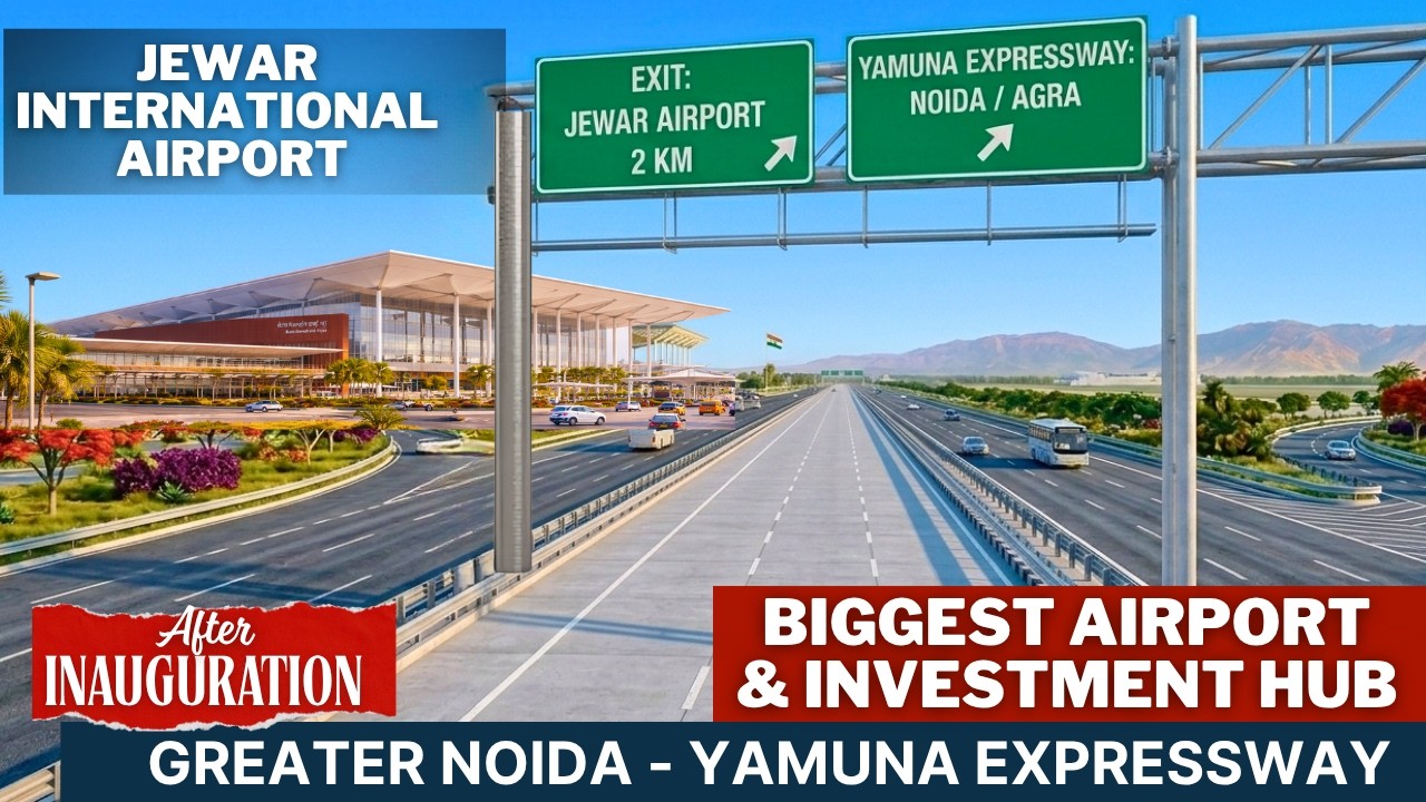 Greater Noida to Jewar Airport | First Drive After Inauguration | Future City & Investment Boom!