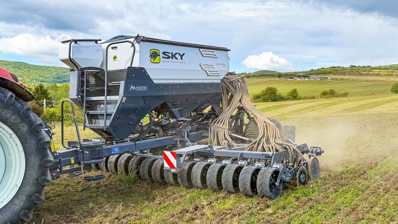 &Aacute;rpa direktvet&eacute;s | Sky Easydrill P250 | Gazdariport -  9 &eacute;ve z&ouml;ldugaron tartott ter&uuml;letbe vetett&uuml;nk