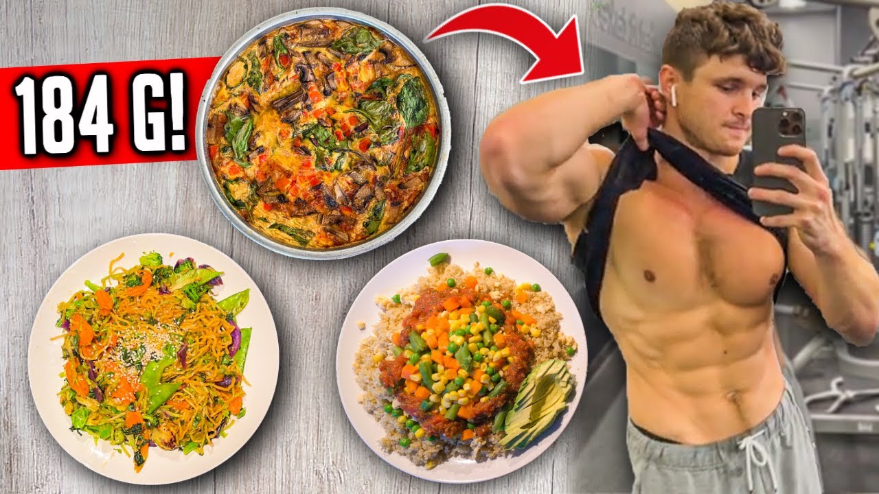 Vegan Full Day of Bulking | HIGH PROTEIN + MACROS SHOWN!
