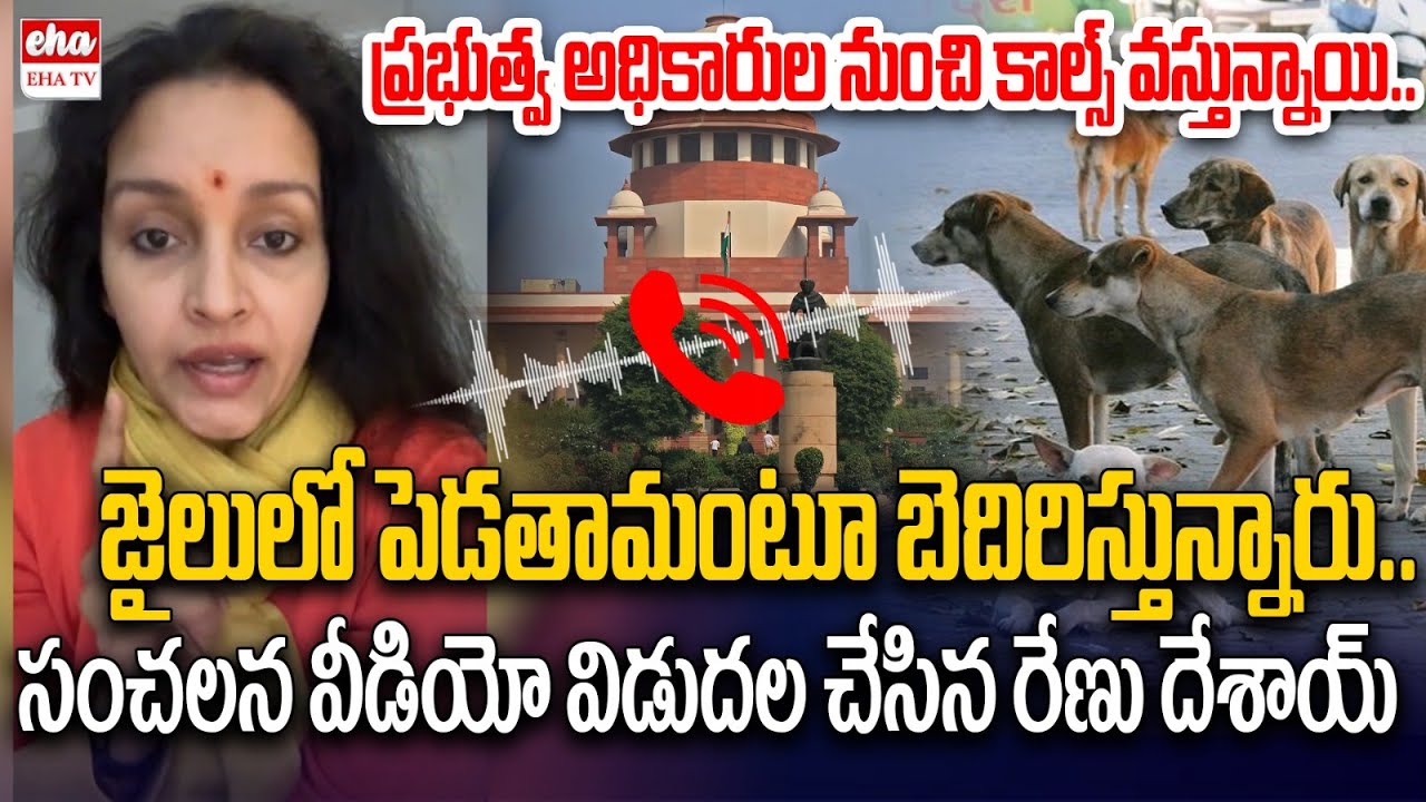 Renu Desai Sensational Comments on pawan Kalyan Fans | street Dogs | EHA TV