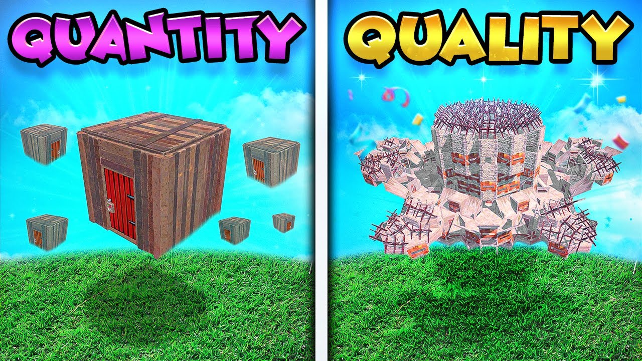 Quality VS Quantity with NO GRAVITY - Rust