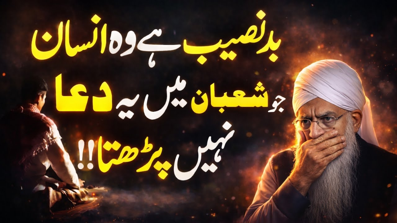 Shaban Mein Ye Dua Lazmi Padhen – Har Mushkil Ka Hal | Peer Zulfiqar Ahmad Naqshbandi Bayan
