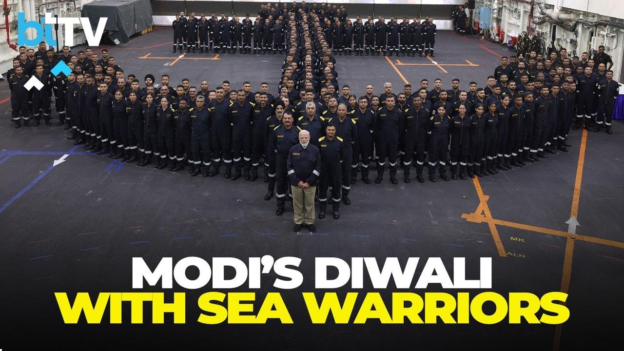 PM Modi Celebrates Diwali Aboard INS Vikrant | Tributes To Navy Heroes & Operation Sindoor