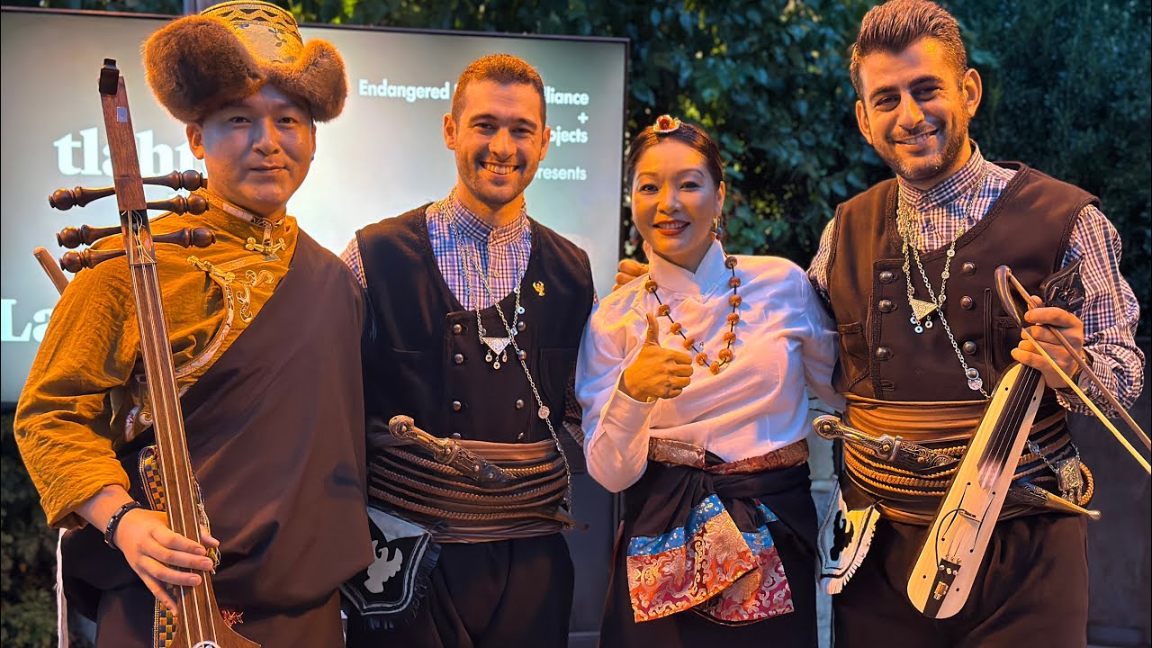 We represent Tibet on the global stage at the @littleisland in New York! Tenzin donsel #vlog72 ￼￼