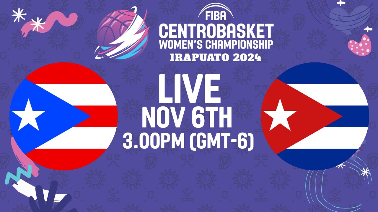 Puerto Rico v Cuba | Full Basketball Game | FIBA Centrobasket Women's Championship 2024