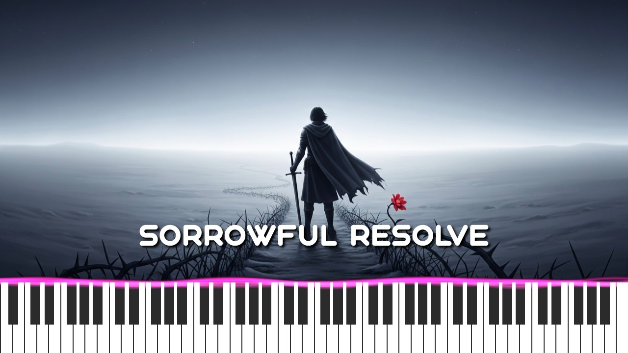 Sorrowful Resolve - MIDI Visualization