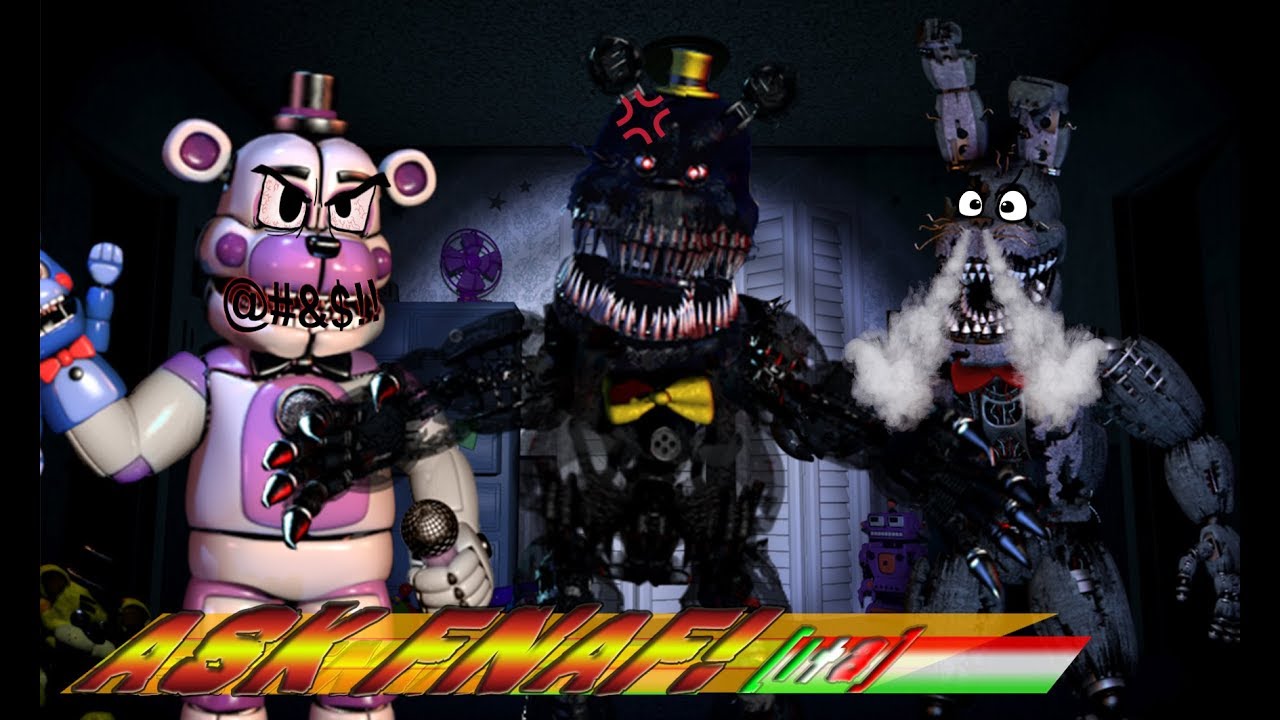 GLI ANIMATRONICI SONO UN PO' NERVOSI OGGI - Ask FnaF (ITA!) #5