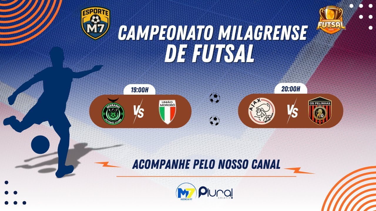 Campeanato Milagrense de Futsal - Serrano x União Mororó - Ajax Milagrense x Os Pelinhas - 14/01/26