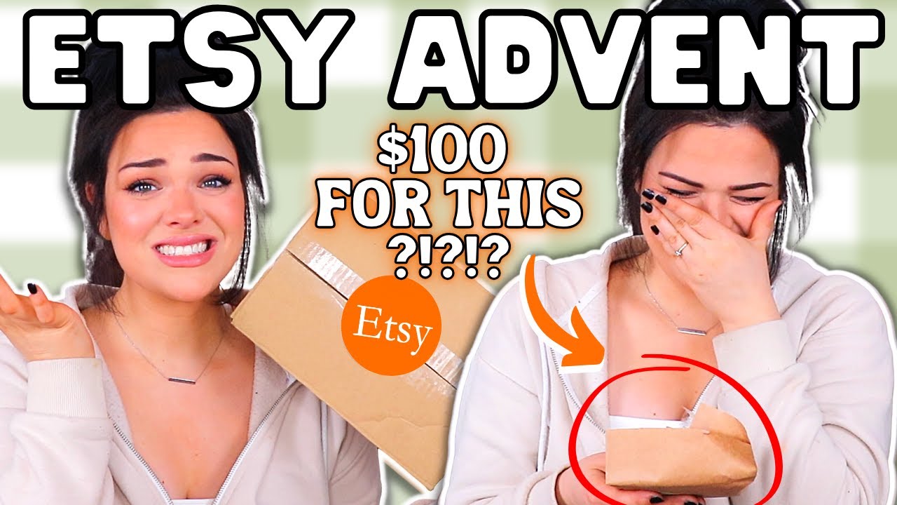 Адвент-календарь Etsy за 100 долларов с ЭТИМ ВНУТРИ?! | Распаковка осеннего адвента