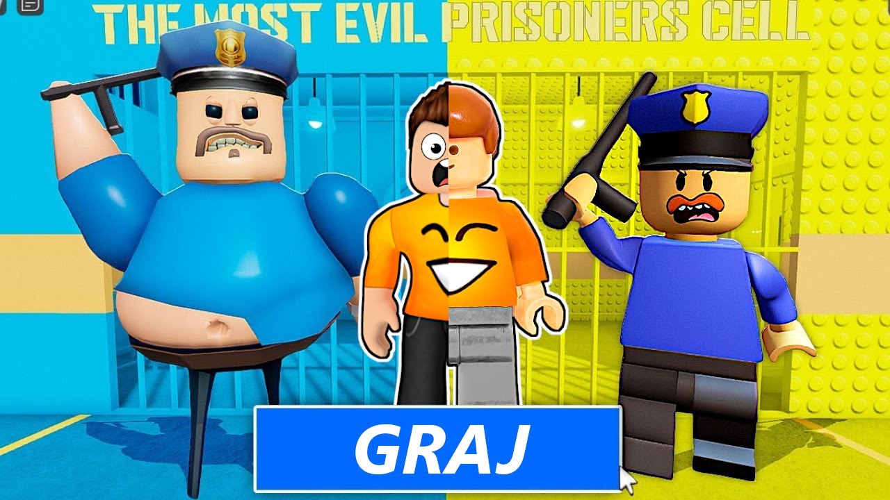 UCIEKAM Z WIĘZIENIA LEGO BARRY w Roblox!
