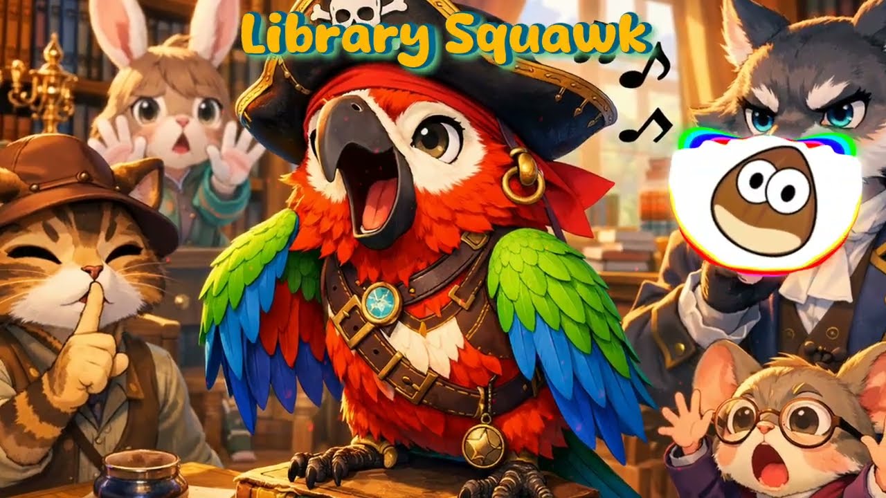 🦜 Library Squawk 📚 [Story Song, Electro Pop, Electronic]