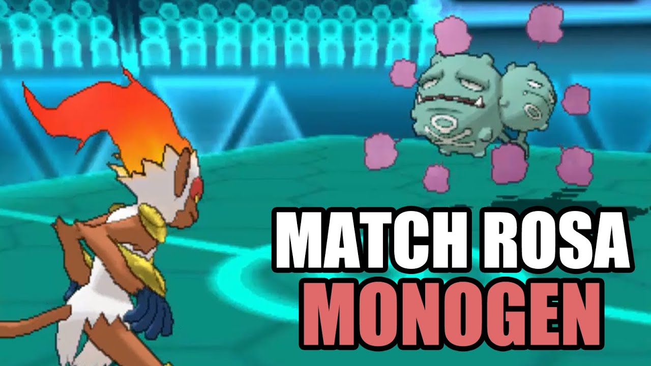 Match Pokémon ROSA #5 Jouons Monogen !