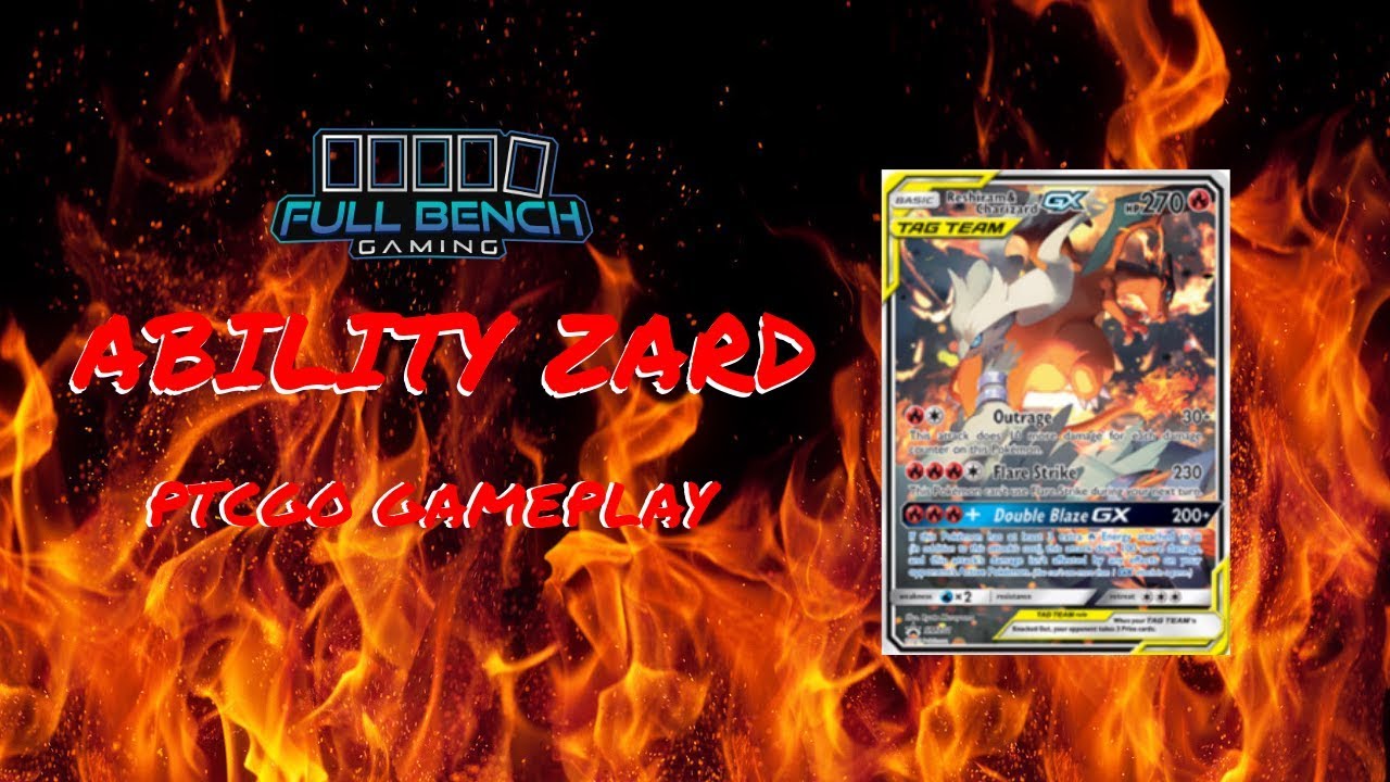 FBG Ability Zard  ( Deck Profile & PTCGO Game Play)