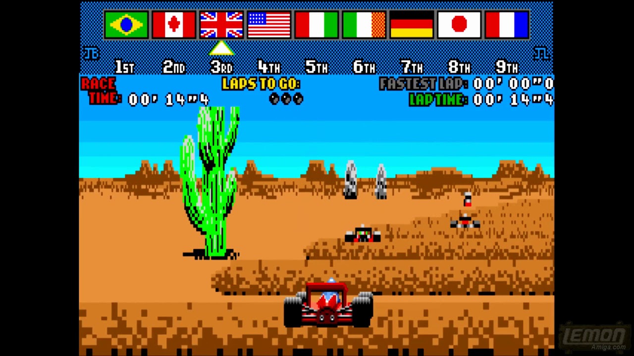 Drivin' Force (Amiga) - A Playguide and Review - by Lemon Amiga.com