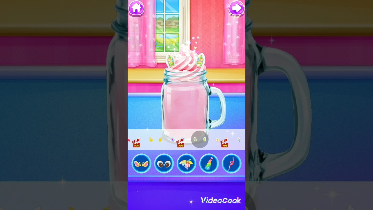 Strawberry🍓Unicorn😇Smoothie❤ !!!  #BABY panda'S  #shorts  #trending  #gaming  #smoothie  #milkshake