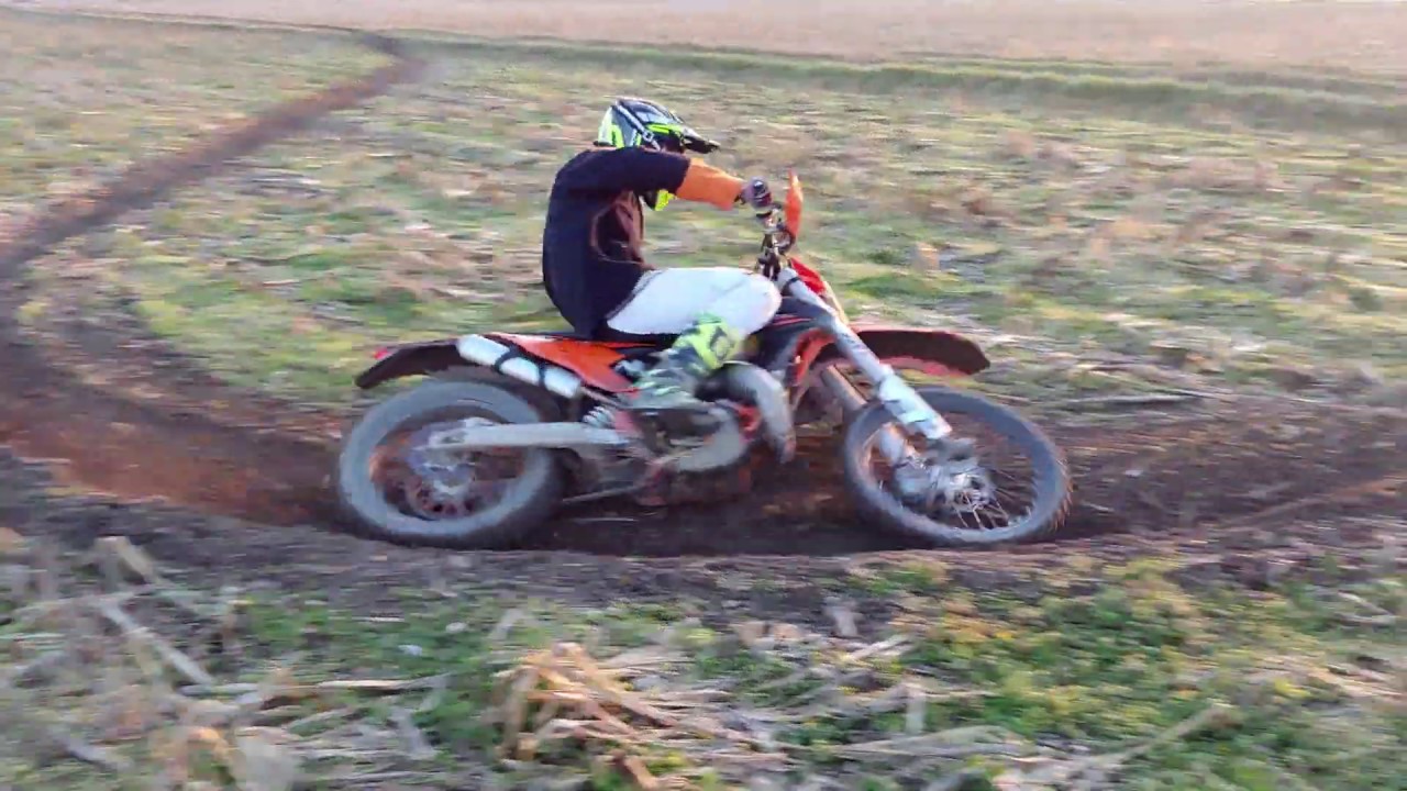 Ktm 125 training full gass!