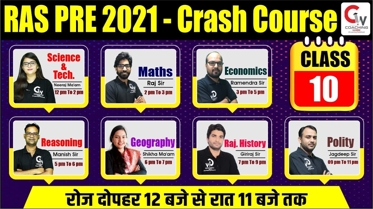 RAS PRE 2021 Preparation | Marathon Class For RAS PRE Exam | RAS PRE Crash Course | By Coaching Wale