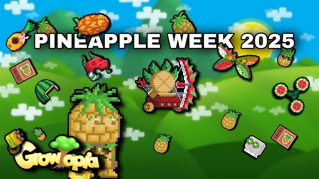PINEAPPLE WEEK ITEM REVIEW! | GROWTOPIA