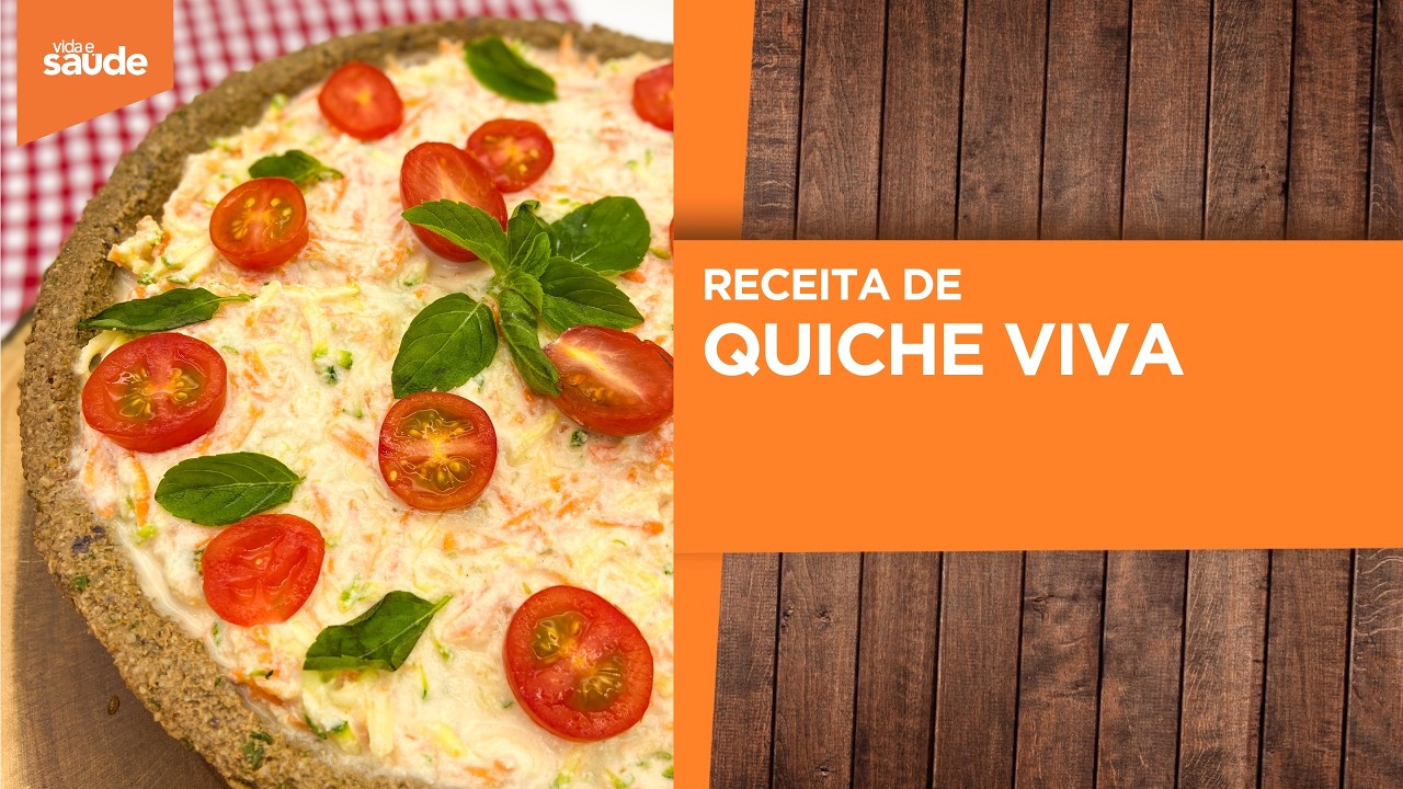 Terça na Cozinha: RECEITAS CRUAS - Quiche viva (17/03/26)