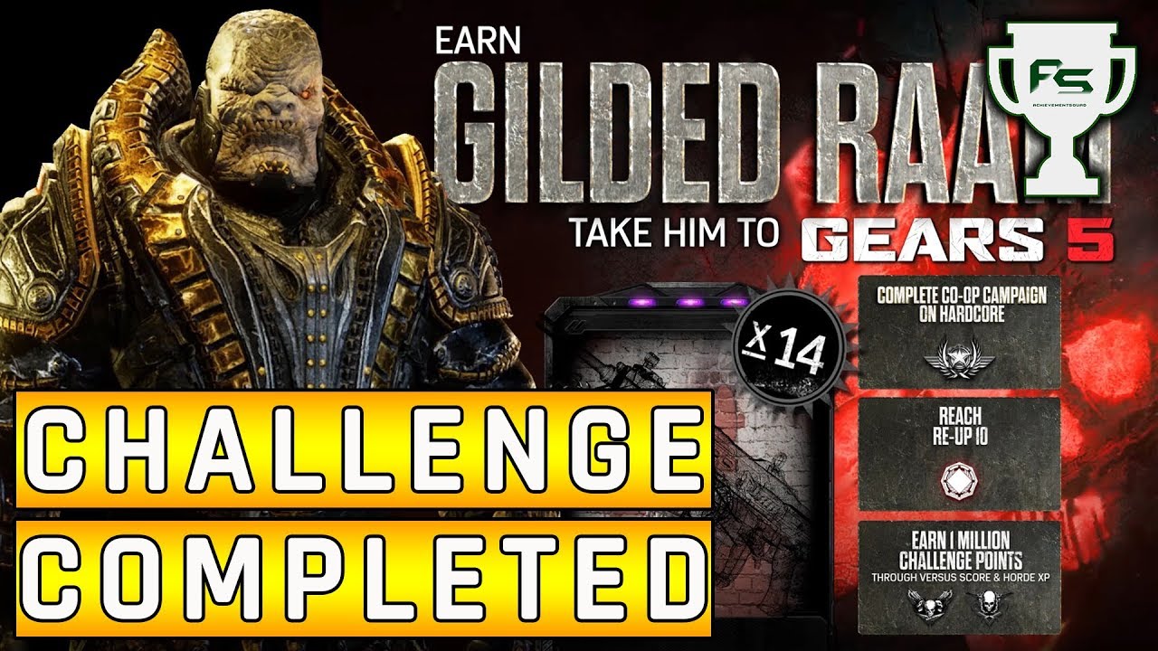 Gears Of War 4 - Gilded RAAM Challenge (COMPLETED)