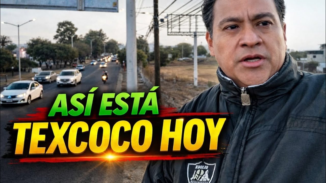 Calles y paisajes en Texcoco, Estado de México.